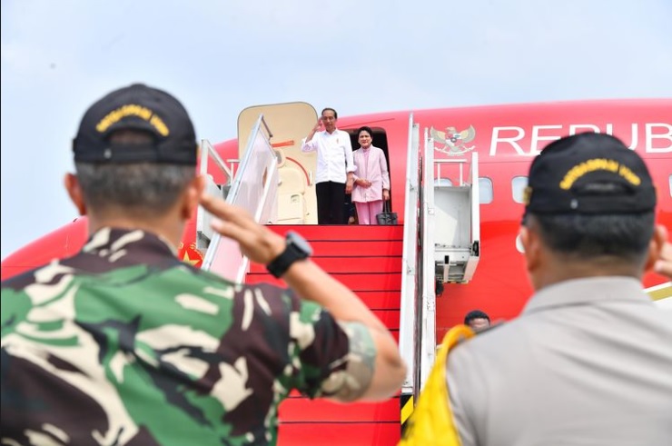 Presiden Jokowi ke Kaltim Hadiri Nusantara TNI Fun Run di IKN 
